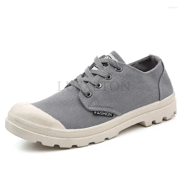 Zapatos casuales hombres simples zapato lienzo de primavera de primavera tendencia de alumno de alumno transpirable senderismo chaussure homme