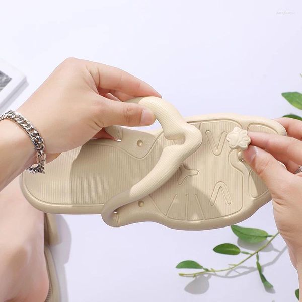 Zapatos casuales de viaje simples, portátiles, plegables, extraíbles, para parejas, chanclas de playa para mujeres, zapatillas antideslizantes para el baño para hombres