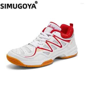 Chaussures décontractées SIMUGOYA Brand professionnel Badminton Badminton pour les hommes non glissants résistants à l'usage Sports Tennis Zapatillas