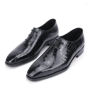 Chaussures décontractées Sipriks hommes casual véritable peau de crocodile Oxfords élégant noir Goodyear Welted chaussure mâle robe de mariée vêtements de loisirs