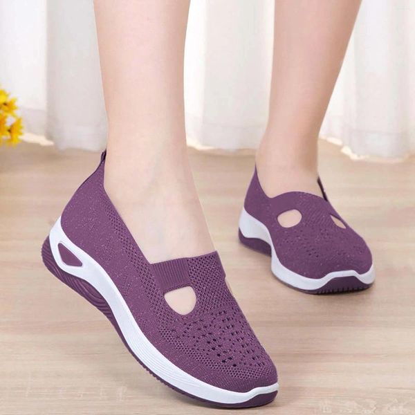 Chaussures décontractées Taille 13 Robe des femmes Veillement orthopédique orthopédique Breffe Soft Go Walking Slip sur le travail en mousse