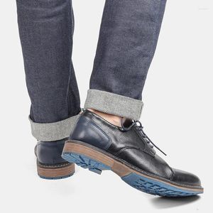 Casual schoenen maat 39-48 Men Mooie Derby Fashion Leather #Al6608