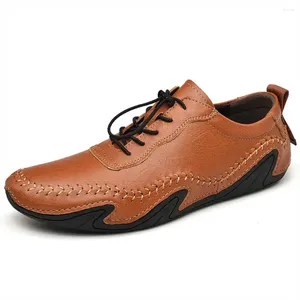 Chaussures décontractées Taille 42 Spring Brown Men's Vulcanize Shose Sneakers 2024 arbore différents modèles en raison de haut de gamme