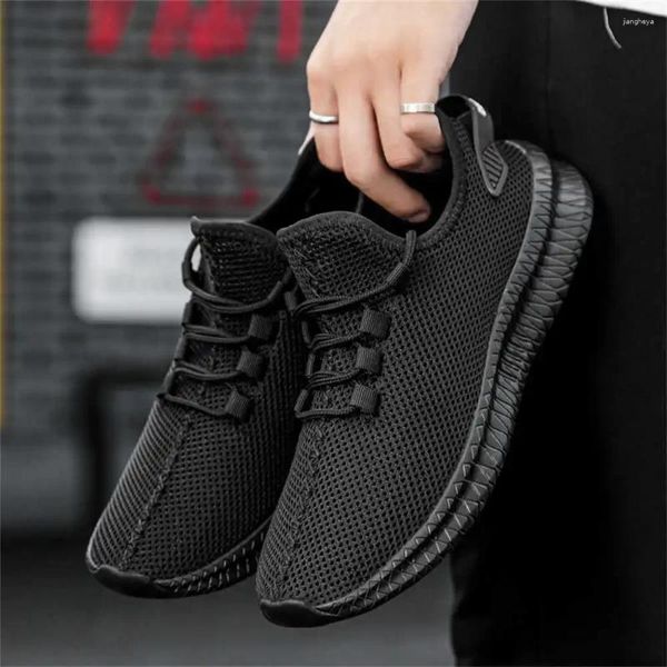 Chaussures décontractées Slip-on Tricoted Men Locs Vulcanize Luxury Classic Sneakers Man Sports Sneskers Styling Brand Name Cool XXW3