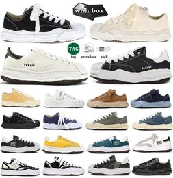 Chaussures de designer Maison Mihara Yasuhiro Sneakers Hank Blakey Og Sole Low Mmy Noir blanc rose vert jaune hommes Femmes Chaussures décontractées