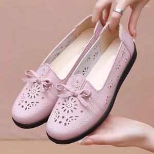 Casual schoenen zachte ballet lichtgewicht vrouwen platte bodem dames loafers glippen op holle zapatos para mujeres