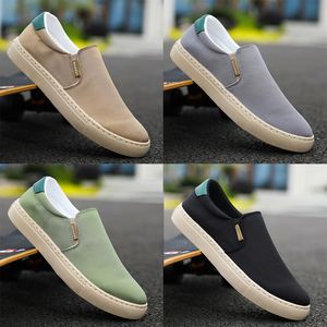 Chaussures décontractées Couleur unie Noir Blanc Beiges Joggings Marche Low Hommes Femmes Sneaker Baskets classiques GAI