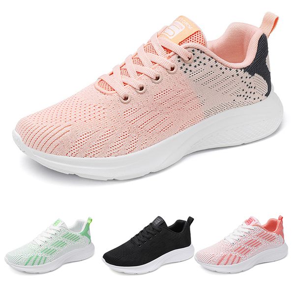 chaussures de sport couleur unie noir blanc vert pâle jogging marche bas softs hommes femmes sneaker respirant formateurs classiques tendances GAI