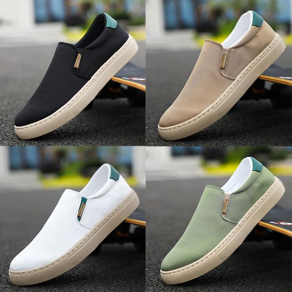 Zapatos casuales Color sólido Blancos negros Pálido Verde Correr Caminar Bajo para hombre Zapatillas de deporte para mujer Entrenadores clásicos GAI TR