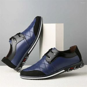 Chaussures décontractées Taille spéciale résistant à la marine masculine bleu pour hommes pour hommes baskets 13 US Sports Racing Losfers Dropshiping