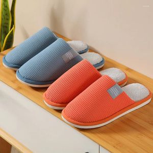 Casual schoenen Spot Floor Mop Winter Comfortabele kunstwol Ronde kop Katoen Platte hak Heren Indoor Ademende pantoffels