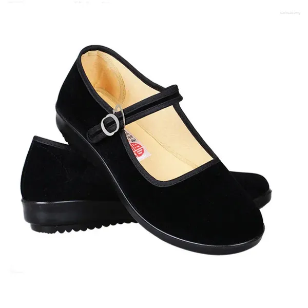 Chaussures décontractées printemps dames chaussures plates noires ballerines Mary Janes femmes plate-forme confortable femme sans lacet femme