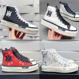 Chaussures décontractées Stars Court hi imprimées Chaussures pour femmes Designer High top Sneakers hiver coton pur doublure en caoutchouc semelle masque à la mode rétro de chaussures de sport décontractées