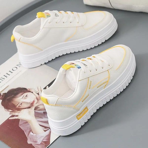 Chaussures occasionnelles Étudiant Simple Women Platform Sneakers Running Breathable Sports HARAJUKU FOLME FEMME JOGGING DE LOISSE