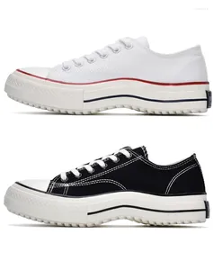 Chaussures occasionnelles Summer Basic Tolevas Low Top Girls Étudiants Black School Lace Up White Sport 35-40 Tous Match