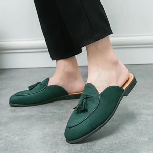 Chaussures décontractées Men d'été Suede à moitié modes