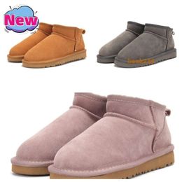 Casual schoenen Tazz Boots Slipper Tasman Slippers Dames ultra Ugh laarzen mini tasman platform Zwart Kastanje Rood Bont mosterdzaad Booties pluizige bontlaarzen36-39