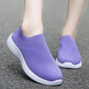 Casual schoenen Teniz feminino dame trendy mesh platform sneakers sokken zapatillas mujer ademende socofy sport dames flats 1685