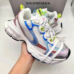 Chaussures décontractées Track 3xl Phantom Designer Sneakers Femmes Top Quality Aaa + Pink Nylon Mesh Tracks Rose Goldens Triple Runners Black Runners Grands entraîneurs masculins plates M48