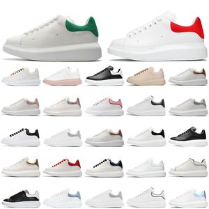 Zapatos informales Zapatillas de deporte para hombre y mujer Zapatillas de deporte con plataforma de cuero de gran tamaño Alpargatas para mujer Pisos azules Zapatos para correr con cordones Zapatillas de deporte informales con caja