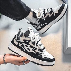 Casual schoenen trend voor mannen Street Style Vulkanised Sneakers Fashion Sport Male Punk Platform