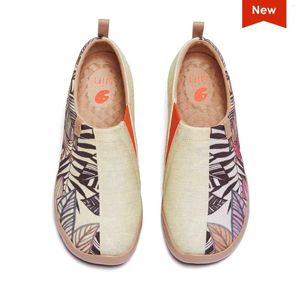 Chaussures décontractées uin mode rétro sportives baskets art voyager sur la ville mignon catoon tricot femme eu35-42