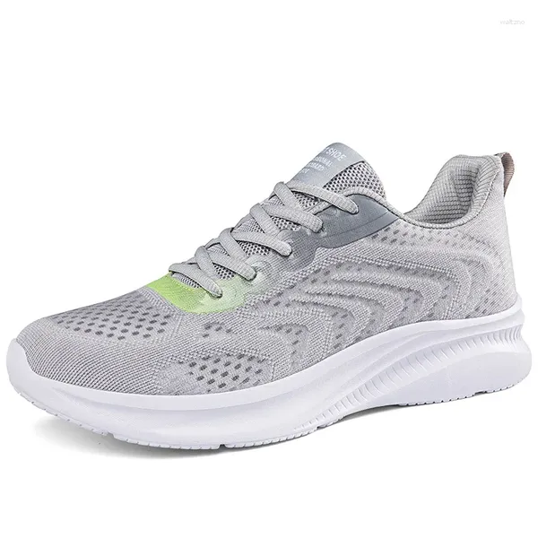 Chaussures décontractées Unisexe Running Mesh Sneakers Sport Super Light Women Men XL Taille 45