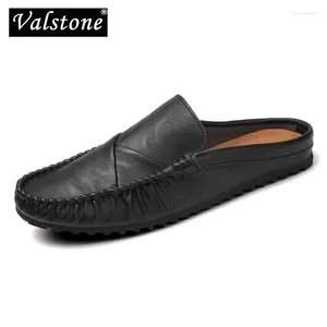 Zapatos informales Valstone Spring Summer Half For Men Outdoor Bolsas machos transpirables Moda de mulas de alta calidad Llegados
