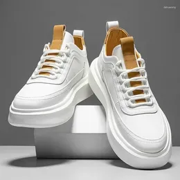 Casual schoenen terwijl sneakers originele mannen dikke enige man wandelende zaken gevulkaniseerd mannelijke sporttensspara hombre