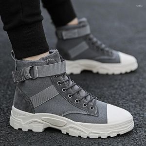 Chaussures décontractées hiver pour hommes homme de randonnée bottes de randonnée baskets designeurs de mode de mode extérieure toile