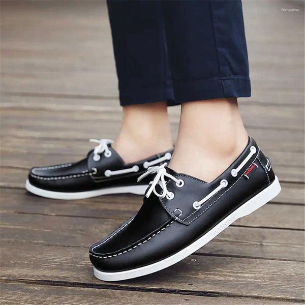 Chaussures décontractées sans talons de grande taille de baskets pour hommes rouges vulcanize sport moccasin boy en gros pour revendre des neskers