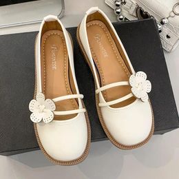 Chaussures décontractées Femme 2024 TREND FLORES SOLIDS FLATS MARY JANE ZAPATO