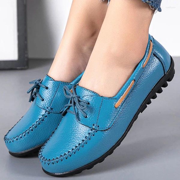 Zapatos casuales Mujeres Mujeres planas up 2024 Moccasines para mujeres zapatillas de deporte para hembras de pisos transpirables caminando chaussure femme