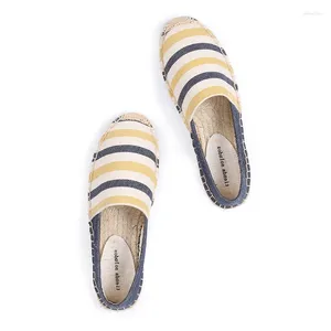 Casual schoenen vrouw flats espadrilles 2024 d'Orsay promotie direct verkopen canvas gingham zapatillas mujer sapatos