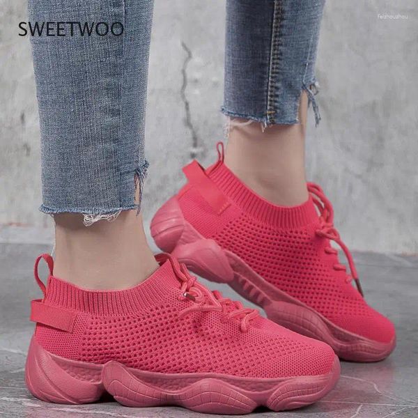 Chaussures décontractées femme vulcanize Air Mesh Sneaker Femmes Summer Plateforme respirante Fashion Sport Big Taille 44 Zapatos de Mujer