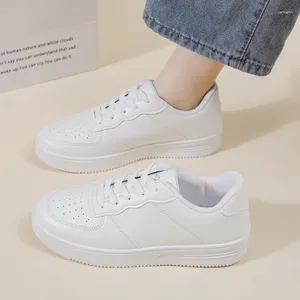 Chaussures décontractées Femmes 2024 Comfort Breathable White Non Slip Lace Up Sneakers Fashion Mesh Sport Zapatillas