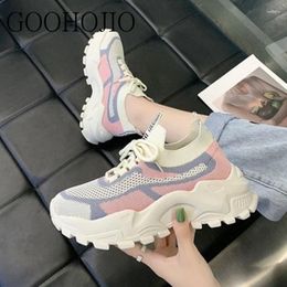 Chaussures décontractées Femmes confortables Breffe-Femelle Mesh Air Cushion Ligh Soft Running Running Gym Socks Jogging