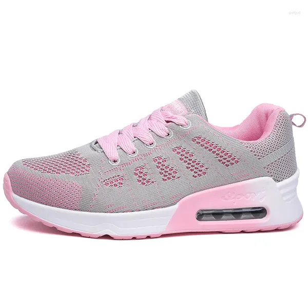 Chaussures décontractées femmes volant tricot Style évidé sport Arder femme Ventilation Net Surface coussin d'air Sneaker