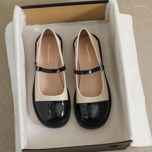 Chaussures décontractées femme fille lolita en cuir coeur cheville avec mary jane mignon sexy rétro britannique zapatos de mujer