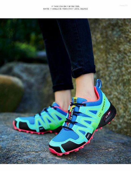 Chaussures décontractées Femmes Randage de randonnée Sneaking Sneaker Designer Lightweight Not Slip Climbal Walking Outdoor Sport Travel Shoe Femme 907