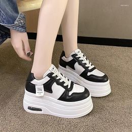 Casual Schoenen Vrouwen 2024 Herfst Verhoogde Rode Dikke Zool Board Platform Anti Slip Tennis Sneakers Zapatos Para Mujeres