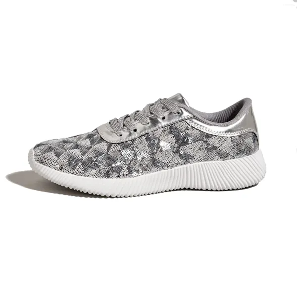 Zapatos casuales con brillo para mujeres brillantes livianos livianos lentejuelas tenis