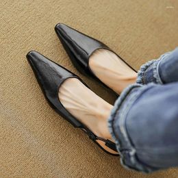 Chaussures décontractées en cuir pour femmes, Oxford plat, mocassins à lacets, chaussures Vintage