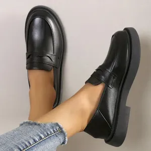 Zapatos informales mocasines Oxford para mujer y niña, uniforme escolar Jk, estilo gótico universitario, moda inglesa, 2024