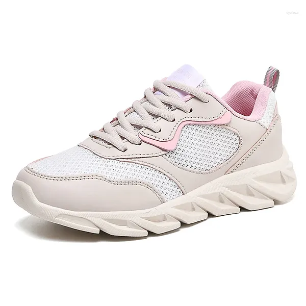 Zapatos informales para mujer, zapatillas deportivas para correr, pista baja, atléticas, con cordones, deportivas ligeras para verano y primavera