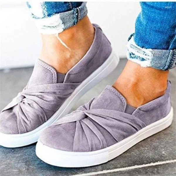 Zapatos informales para mujer, tacón plano de Color sólido, 2024, comercio exterior, estilo europeo y americano, tabla de tamaño de cabeza redonda con fondo