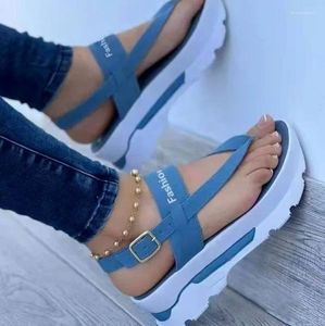 Casual Schoenen Vrouwen Sandalen Zomer Mode Peep Toe Slippers Gesp Antislip Platform Vrouw Sandalia Feminina Plus Size 35-43