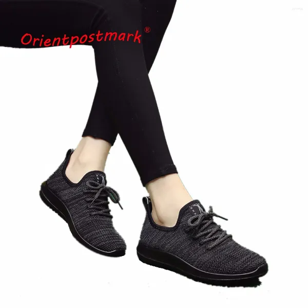 Zapatos casuales para mujeres zapatillas de deporte transpirables hechas a mano y cómodas livianas livianas