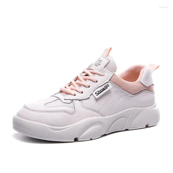 Chaussures décontractées femmes baskets en cuir véritable léger course Sport Zapatillas Mujer De Deporte taille 35-40