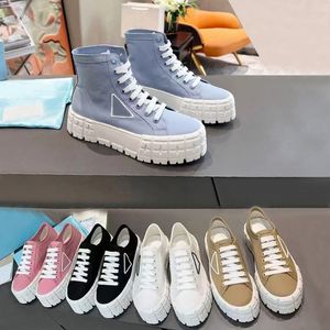 Zapatos casuales para mujer Zapato de diseñador Deportes Viajes Moda Mujer blanca Zapatos planos con cordones Zapatillas de deporte de cuero Tela Gimnasio Entrenadores Plataforma Señora Zapatillas de deporte Tamaño 34-40-41 Con caja